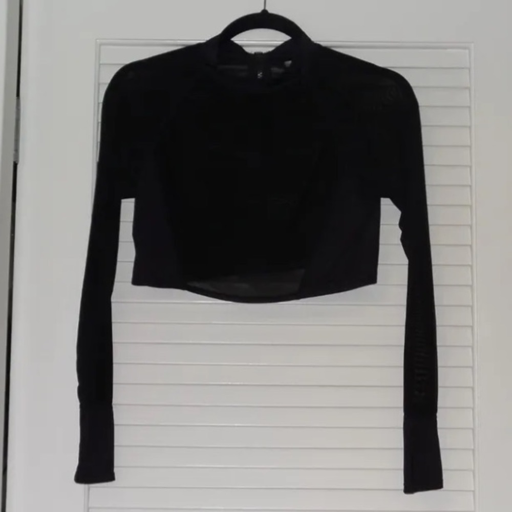 $58 TART SWIM BLACK SEE THROUGH TOP SIZE XS